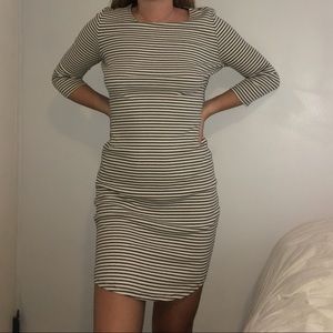 Striped Bodycon Dress